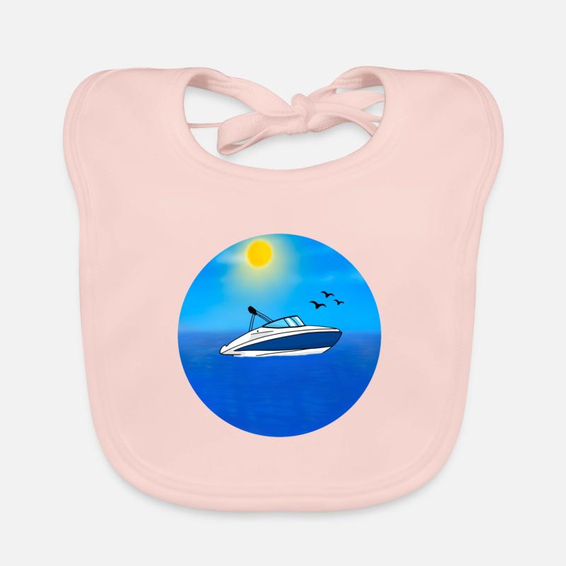 Motorboot Baby Bio-Lätzchen