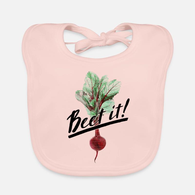 Beet it! - Baby Bio-Lätzchen - Rose