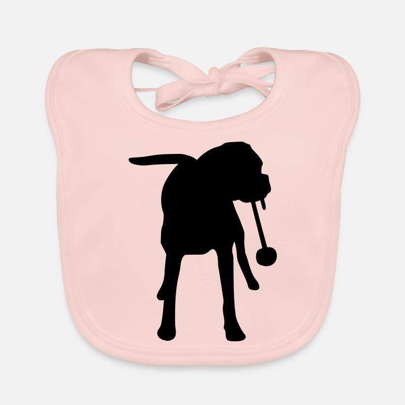 Boxer_cb - Bavoir bio Bébé - rose