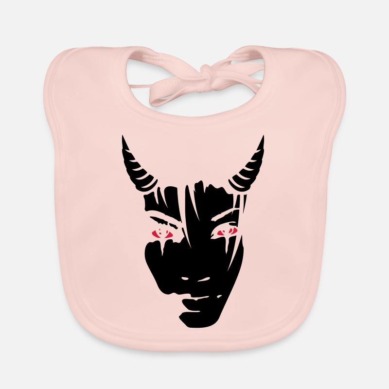 Devil girl Baby Bio-Lätzchen