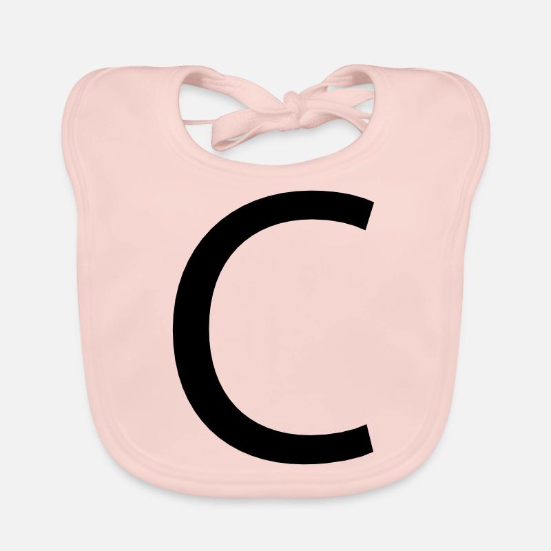 Lettre c Bavoir bio Bébé