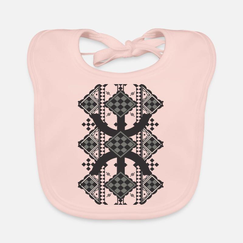 Motif Kabyle Bavoir bio Bébé