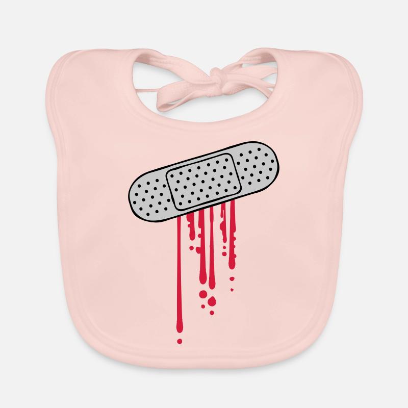 Patch de gouttes de sang Bavoir bio Bébé