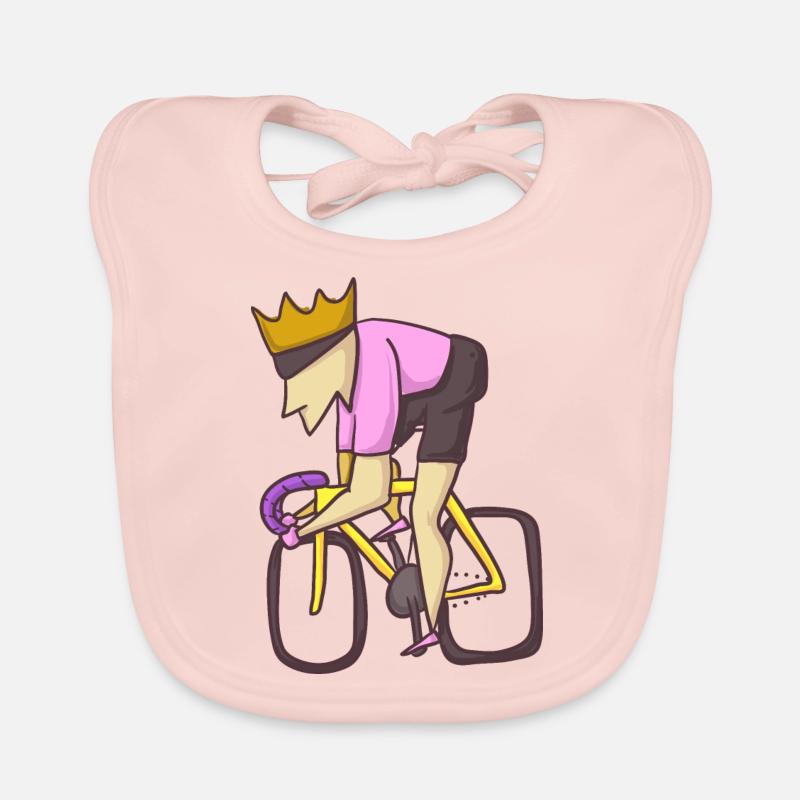 vélo de route roi cycliste Bavoir bio Bébé