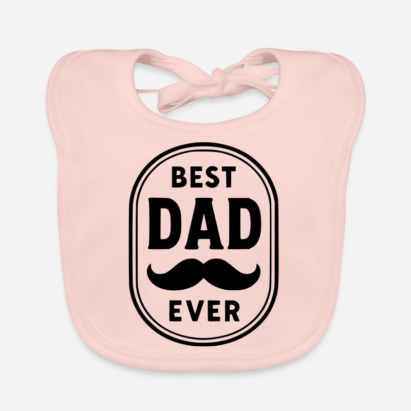 Best dad ever Bavoir bio Bébé