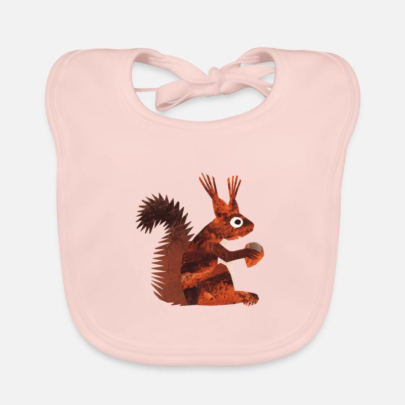 écureuil Bavoir bio Bébé