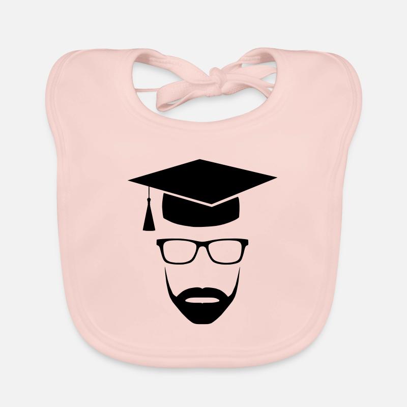 Maître Uni Nerd avec barbe Bavoir bio Bébé