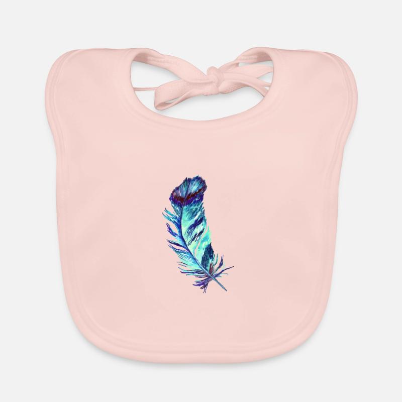 plumes Bavoir bio Bébé