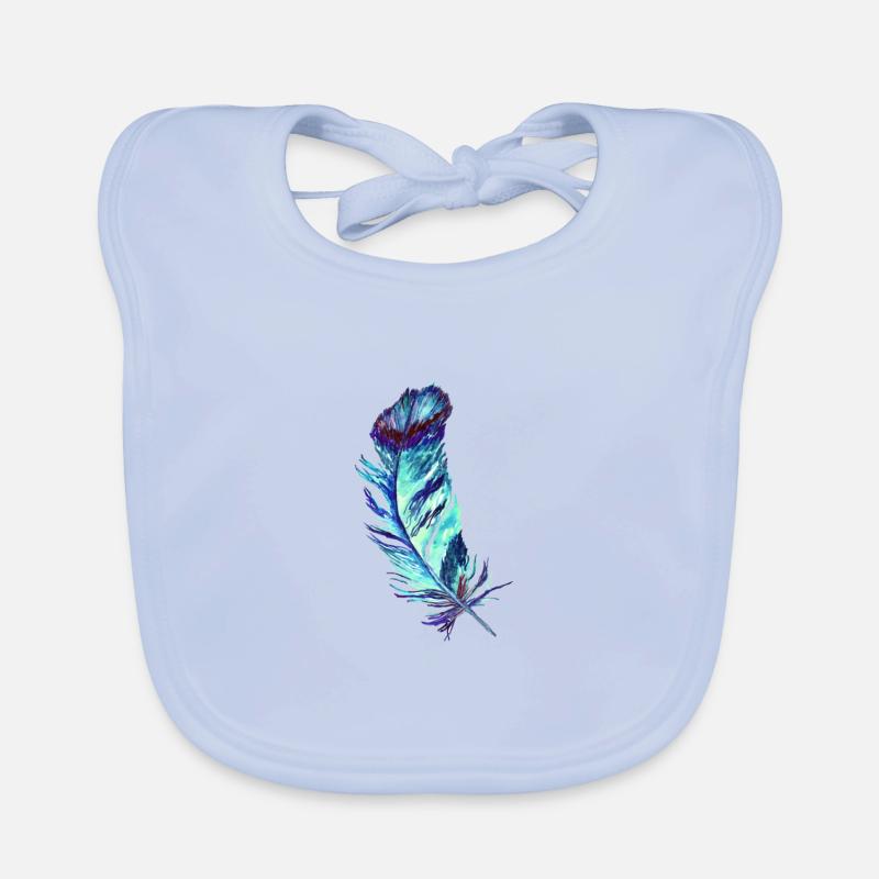 Federn Baby Bio-Lätzchen