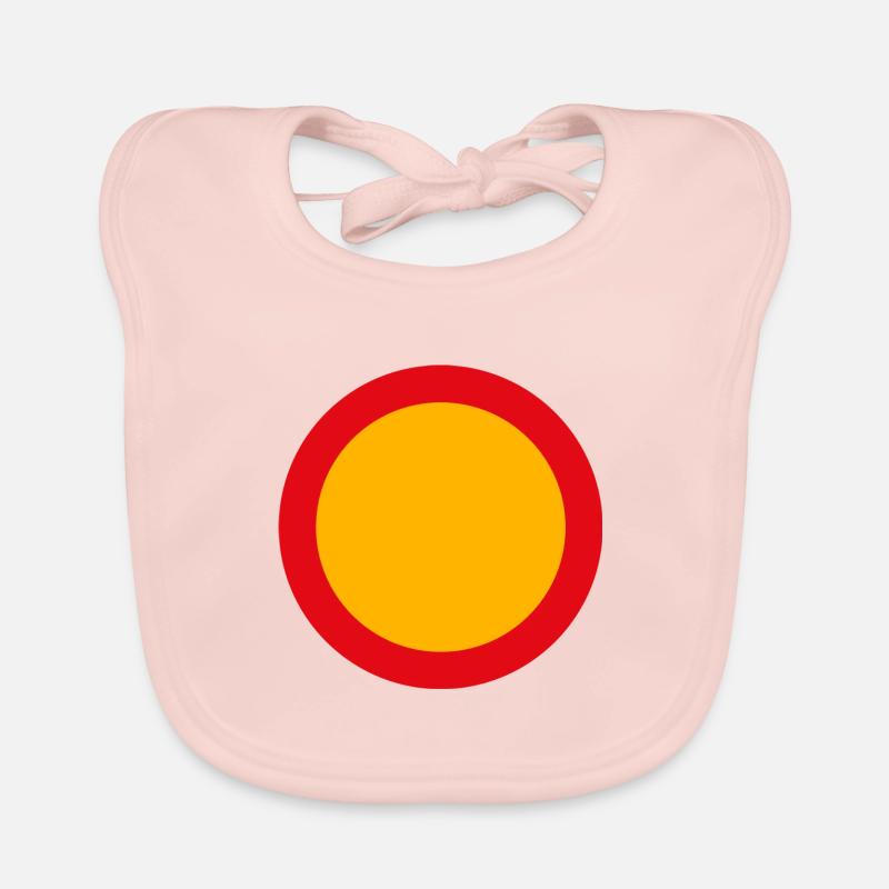 schild rund blanco Baby Bio-Lätzchen