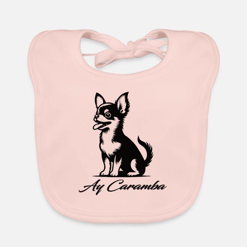 Design Chihuahua - Mignon et effronté Bavoir bio Bébé