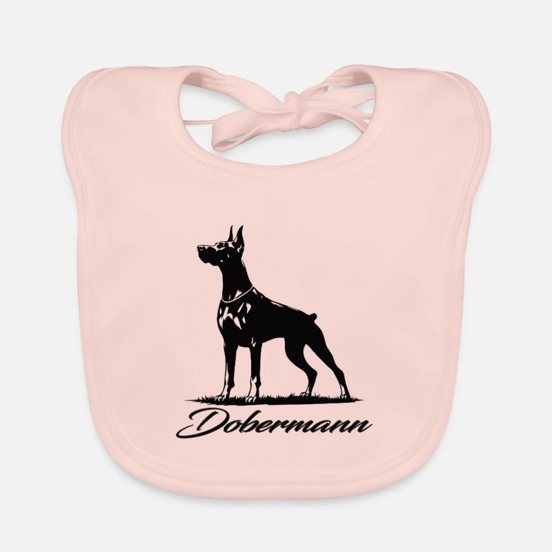 Fier de mon doberman – Fort et loyal Bavoir bio Bébé