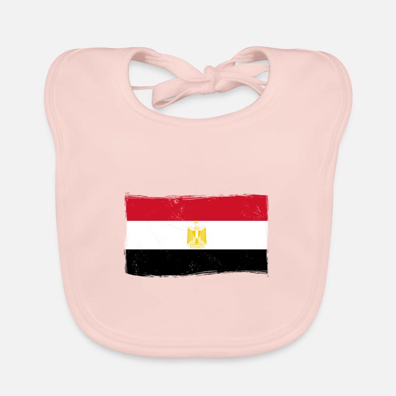 Drapeau égyptien Hourhada Afrique Drapeau égyptien Bavoir bio Bébé