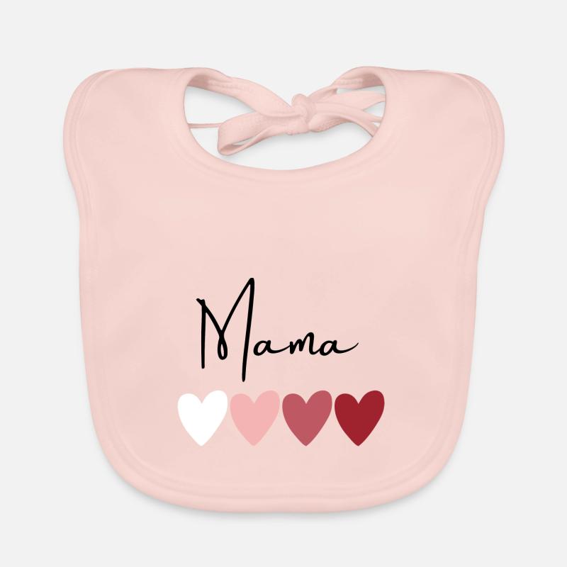 Mama Muttertag Liebe Baby Bio-Lätzchen