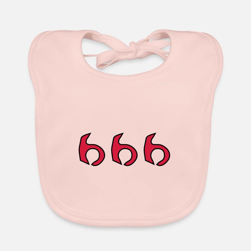 666 - Diable - Enfer - Gaming Bavoir bio Bébé