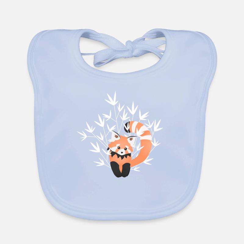 Petit Panda Roux Bavoir bio Bébé