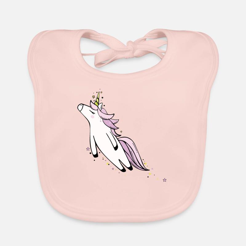 Fliegendes Einhorn Baby Bio-Lätzchen