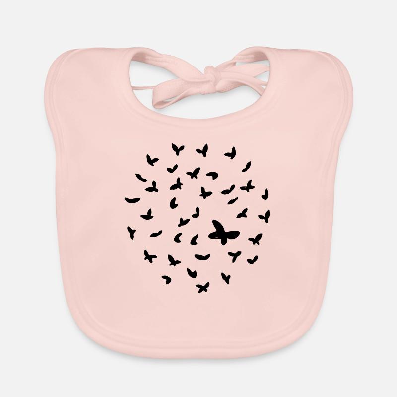 butterflies Organic Baby Bibs