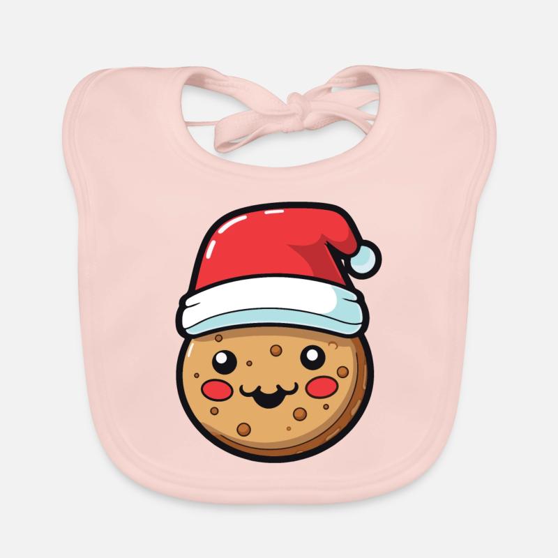 Biscuit Christmas Comic Organic Baby Bibs