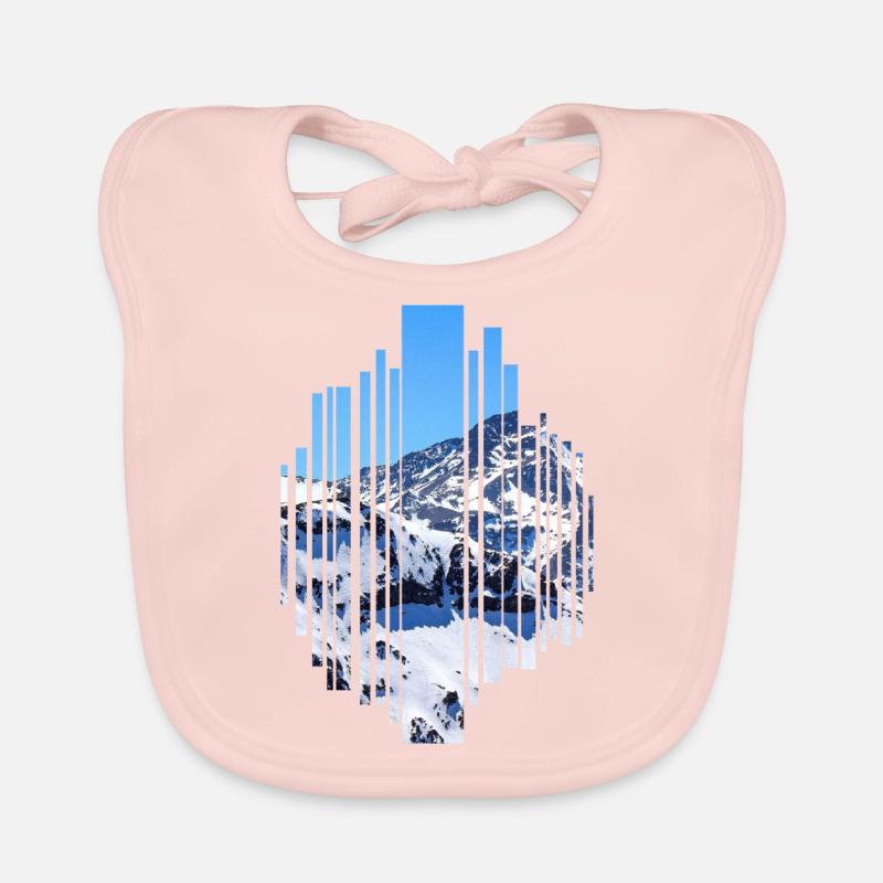 Die Berge Baby Bio-Lätzchen