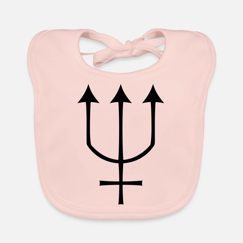 neptune - Bavoir bio Bébé - rose