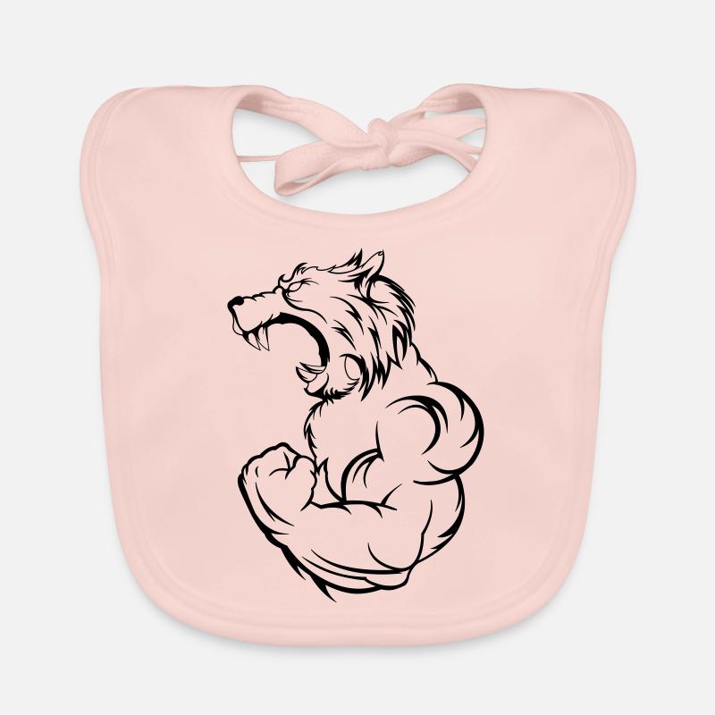 wolf_beast Organic Baby Bibs