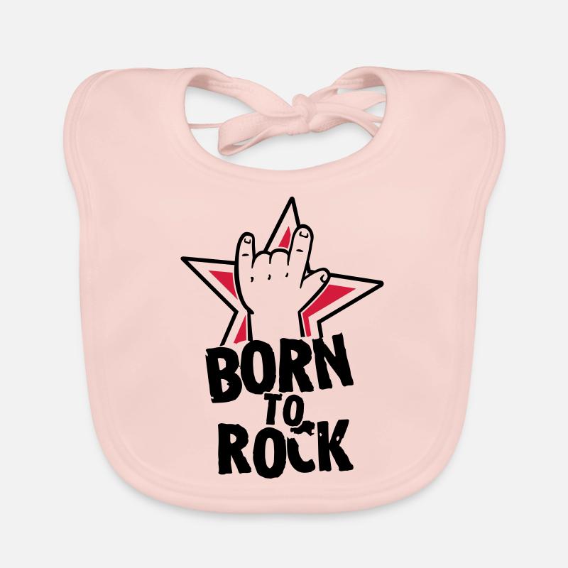 Born to rock Bavoir bio Bébé