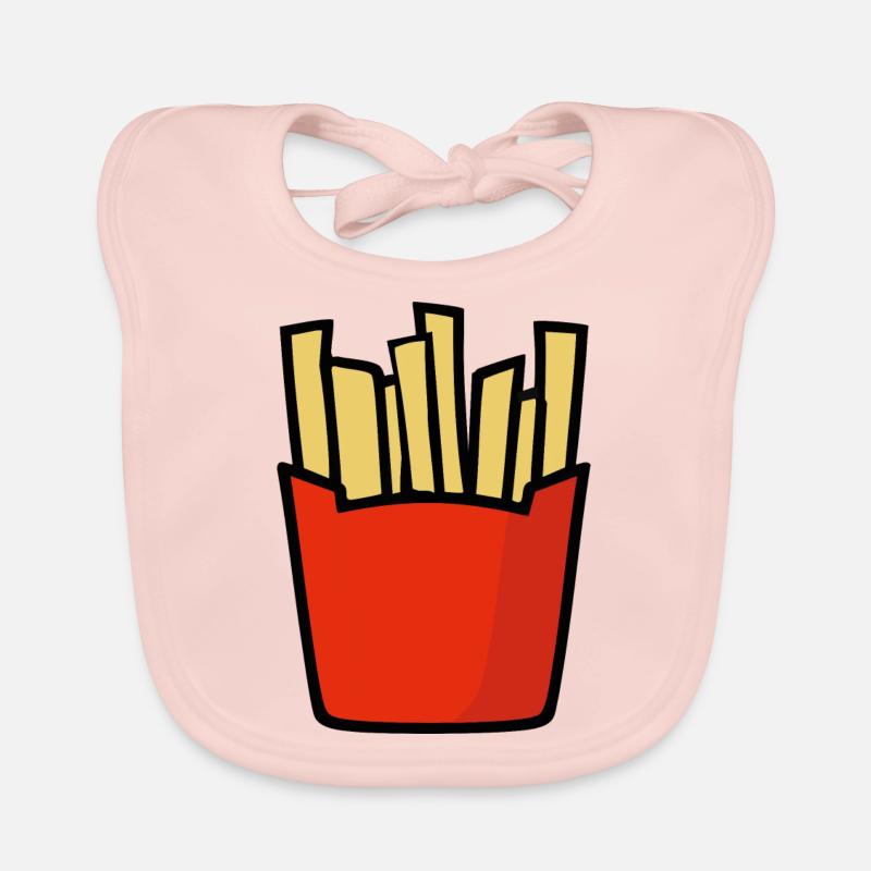 FRITES Bavoir bio Bébé