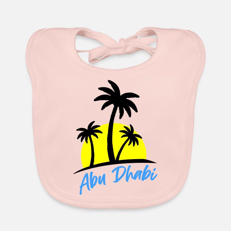 Abou Dhabi - Bavoir bio Bébé - rose