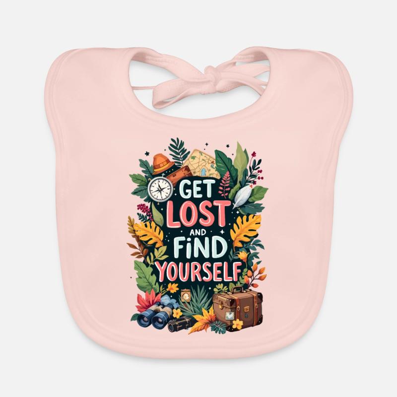 Get Lost Organic Baby Bibs