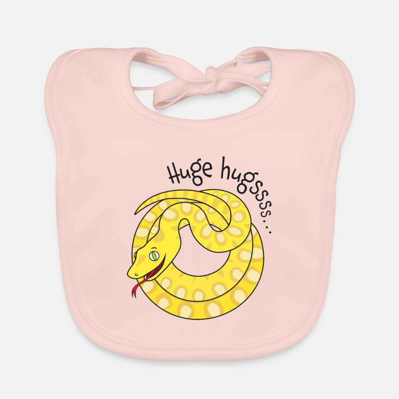 Tight hugs available from python! Organic Baby Bibs