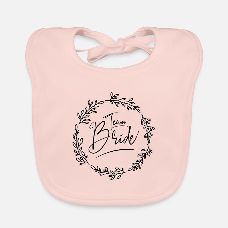 Team bride Baby Bio-Lätzchen