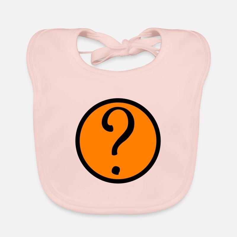 point d’interrogation symbole Bavoir bio Bébé