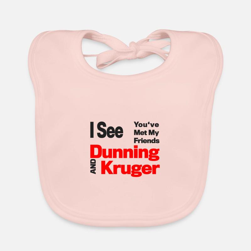 Dunning Kruger Effect Baby Bio-Lätzchen