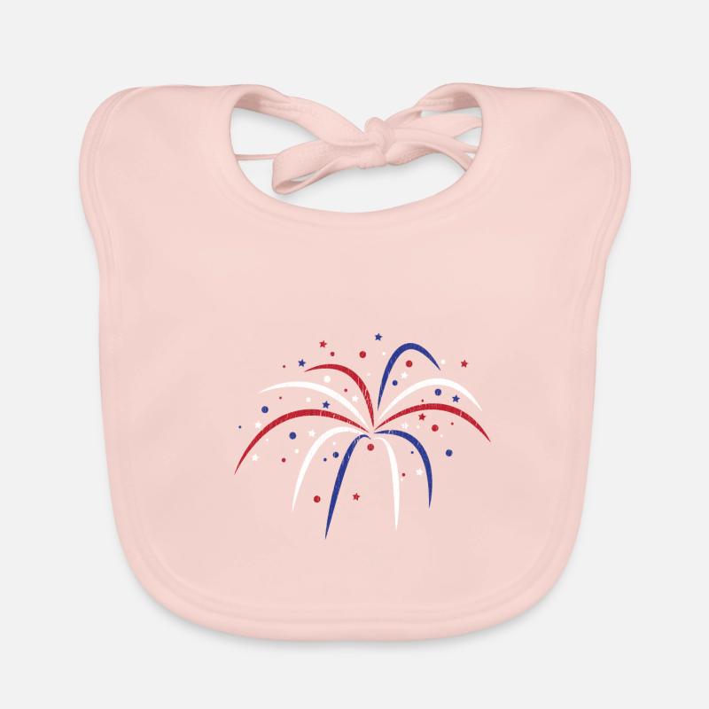 Pyro New Year's Eve fireworks always work! Organic Baby Bibs