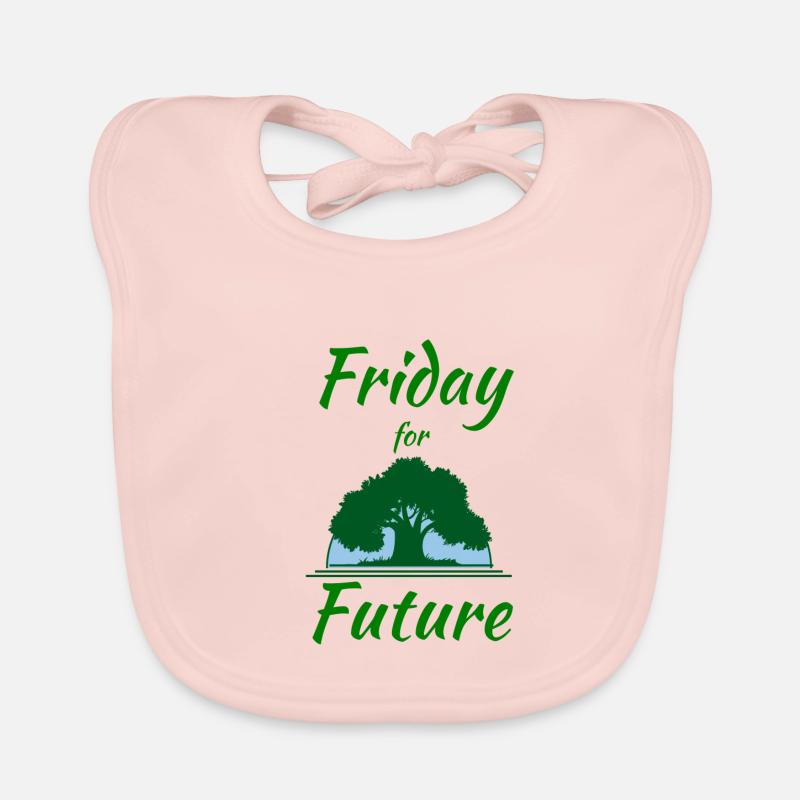 friday for future, friday, future Organic Baby Bibs