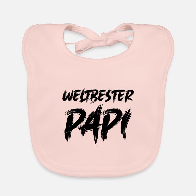 Weltbester Papi Papa Saurus Papi Schweiz Baby Bio-Lätzchen