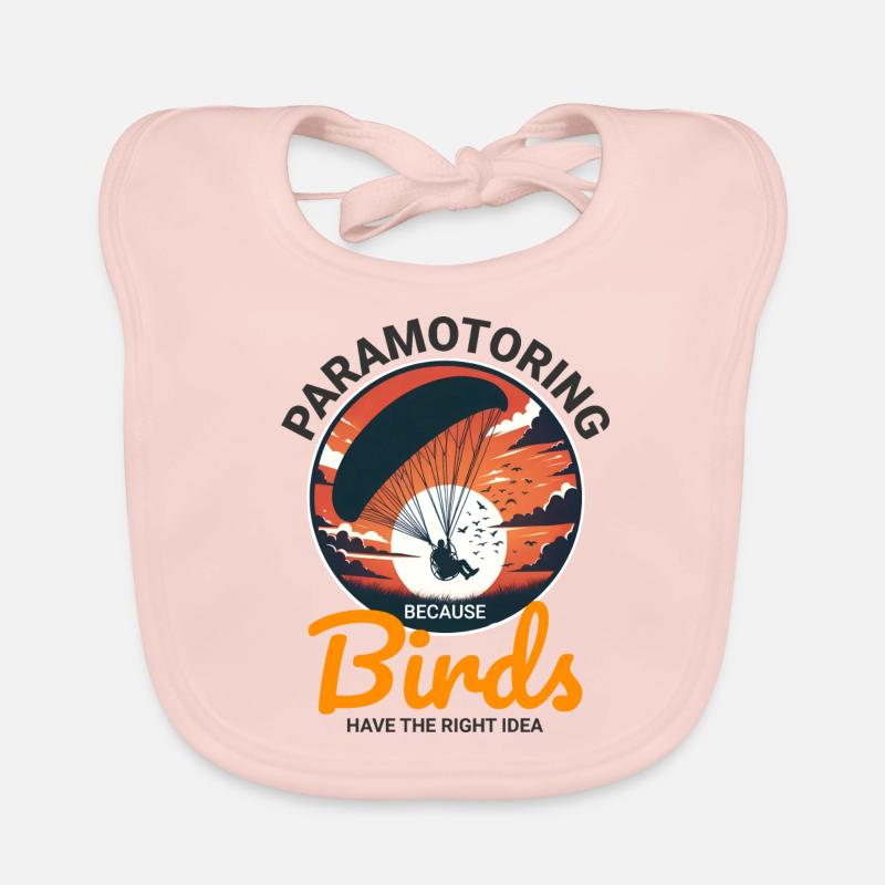 Pilote de paramoteur Paramoteur Parapente motorisé Bavoir bio Bébé