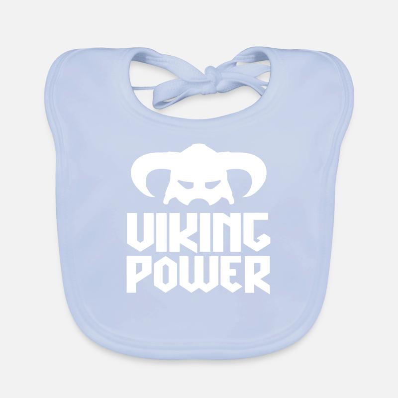 Wikinger Power Helm Baby Bio-Lätzchen