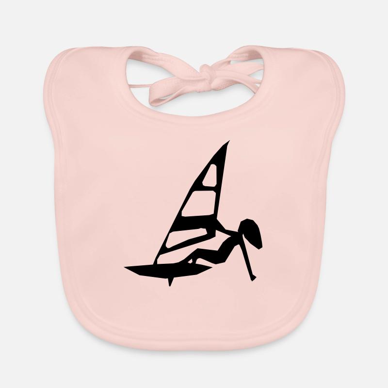 Fille de planche à voile Bavoir bio Bébé