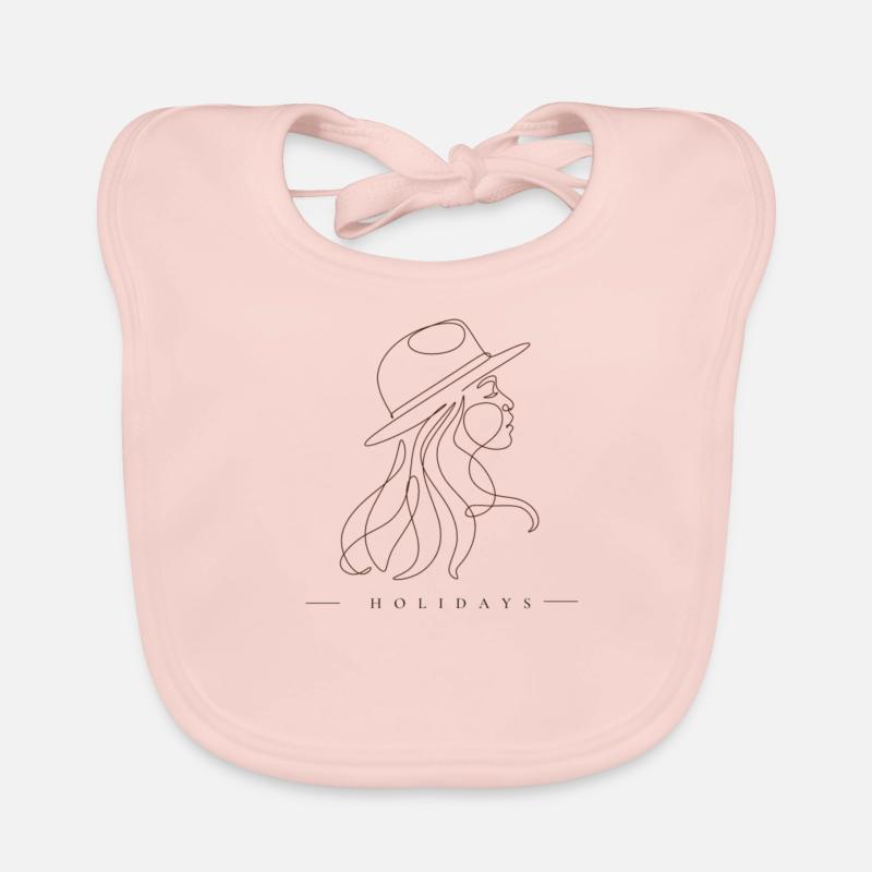 URLAUBS-MÄDCHEN Baby Bio-Lätzchen