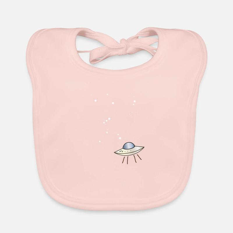 UFO - Bavoir bio Bébé - rose