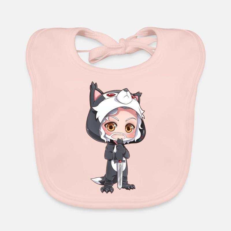 MOSBIES Shadow Wolf Cosplay Sword Gift Organic Baby Bibs