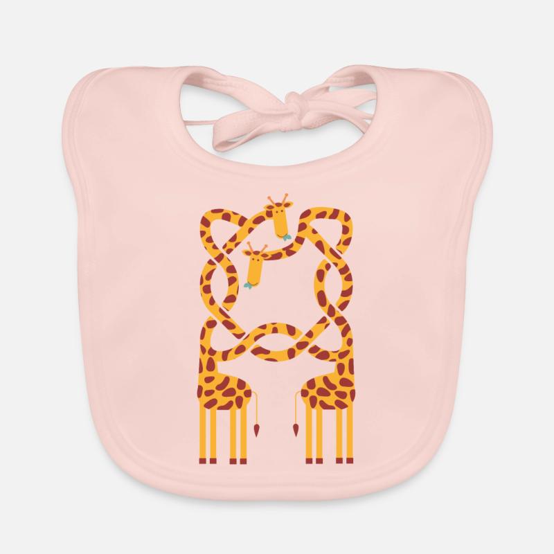 giraffes Love Organic Baby Bibs