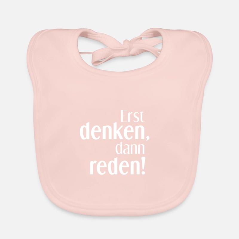 Erst denken, dann reden Baby Bio-Lätzchen