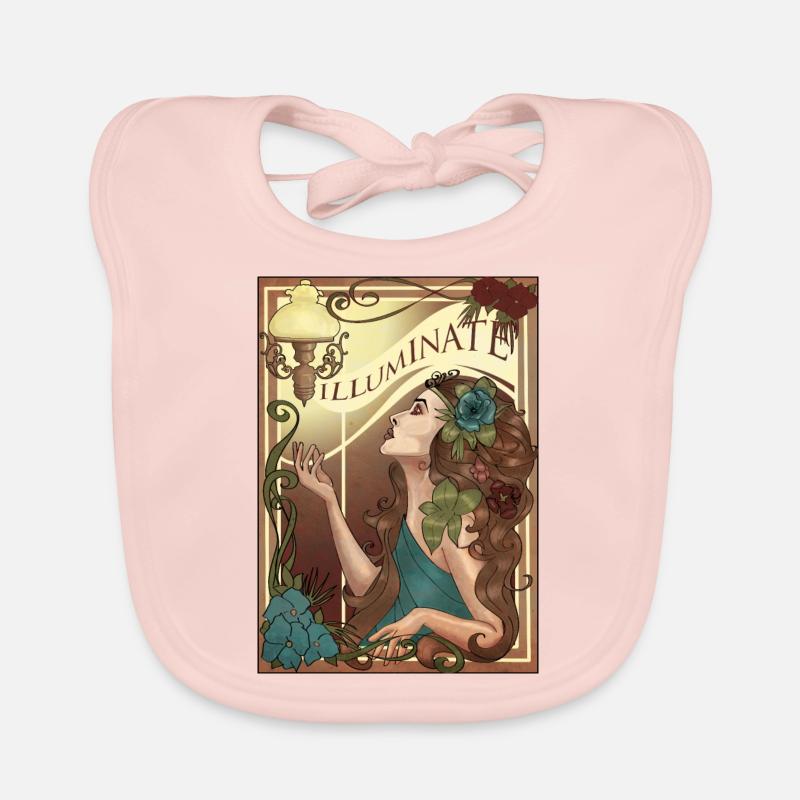 Jugendstil Baby Bio-Lätzchen