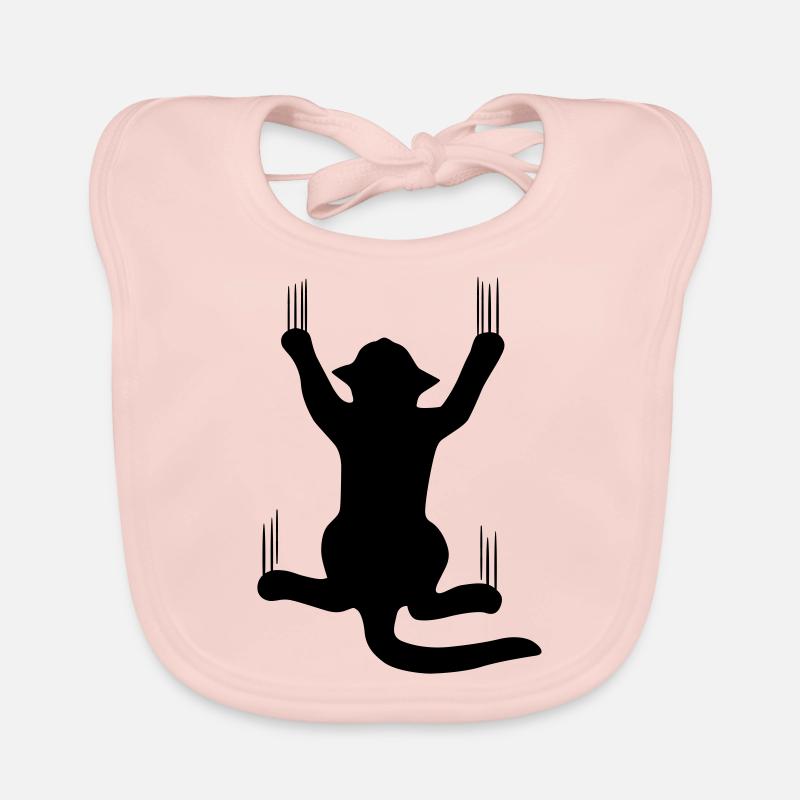 Chat Scratchy gratter animaux drôles de chat kitty Bavoir bio Bébé