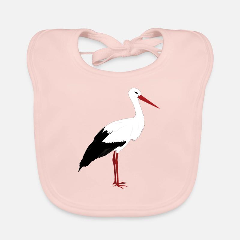 Stands de cigogne Bavoir bio Bébé