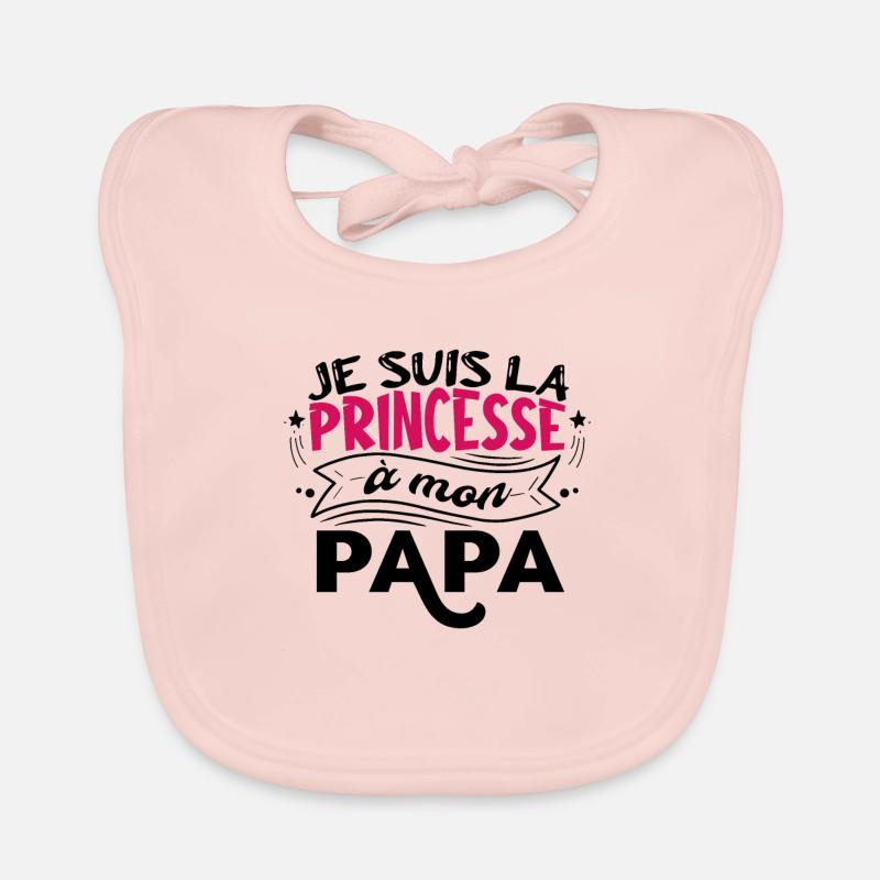 Princesse à papa Bavoir bio Bébé