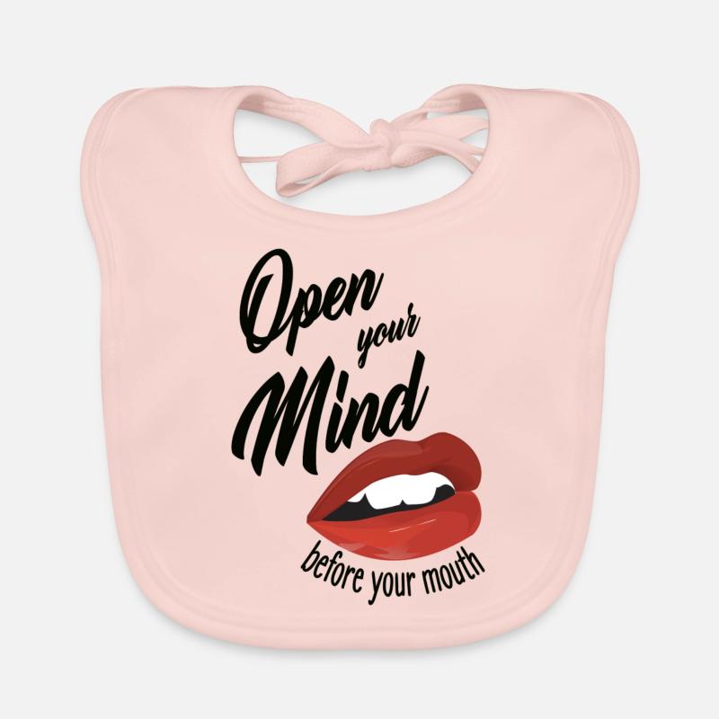 open your mind... Organic Baby Bibs